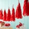 Red Tissue Tassel Garland by Celebrate It&#x2122;